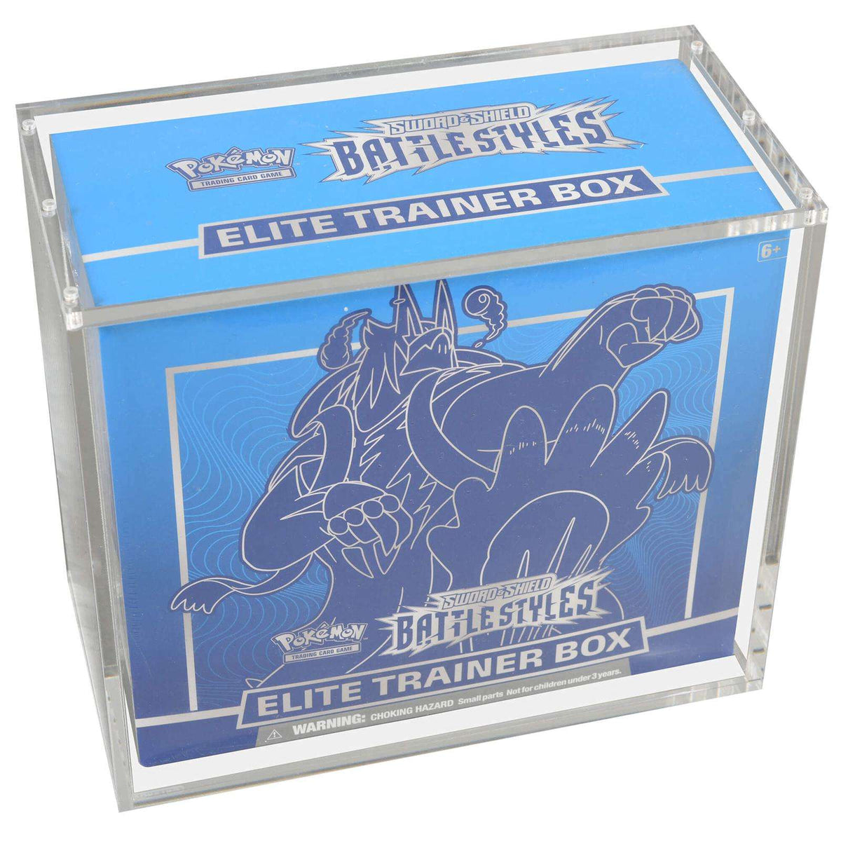 1x EVORETRO Acrylic Case for Pokemon ETB with Magnetic Lid - PTC Collectibles