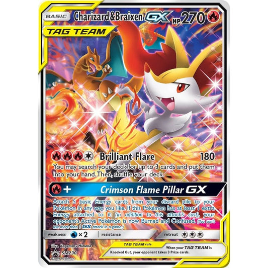 Charizard & Braixen GX - SM230 (SM230) (SMP) - Premier Trading Cards