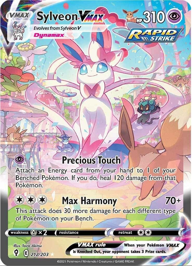 Sylveon VMAX (Alternate Art Secret) (212/203) (SWSH07)