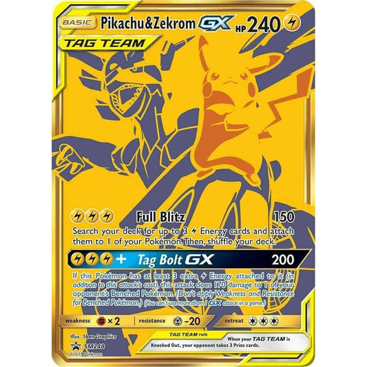 Pikachu & Zekrom GX - SM248 (SM248) (SMP) - Premier Trading Cards