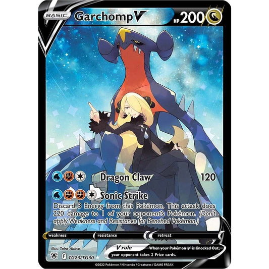 Garchomp V (TG23/TG30) (SWSH10:TG) - Premier Trading Cards
