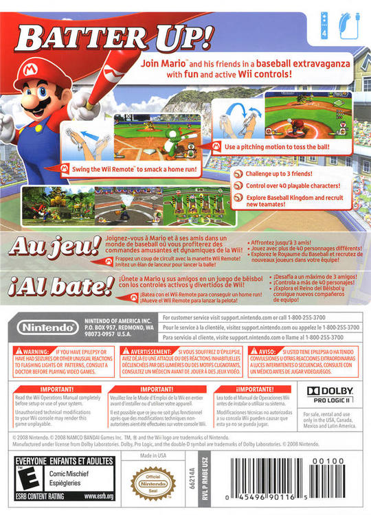 MARIO SUPER SLUGGERS - NINTENDO SELECTS
