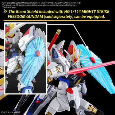 Sdgcs: Silhoutette Mighty Strike Freedom Gundam