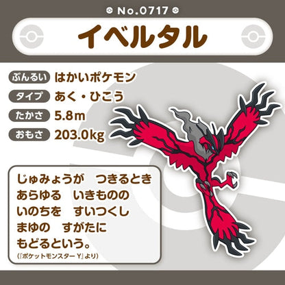 Pokémon Plush - Pokemon Fit - Yveltal (No.717)
