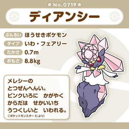 Pokémon Plush - Pokemon Fit - Diancie (No.719)