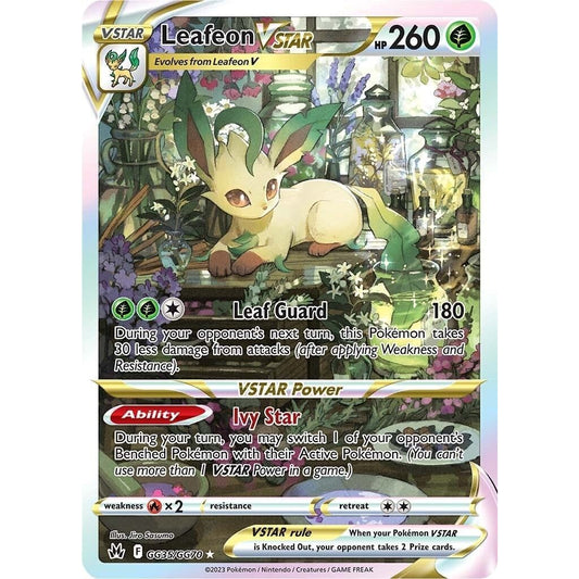 Leafeon VSTAR (GG35/GG70) (CRZ:GG) - Premier Trading Cards