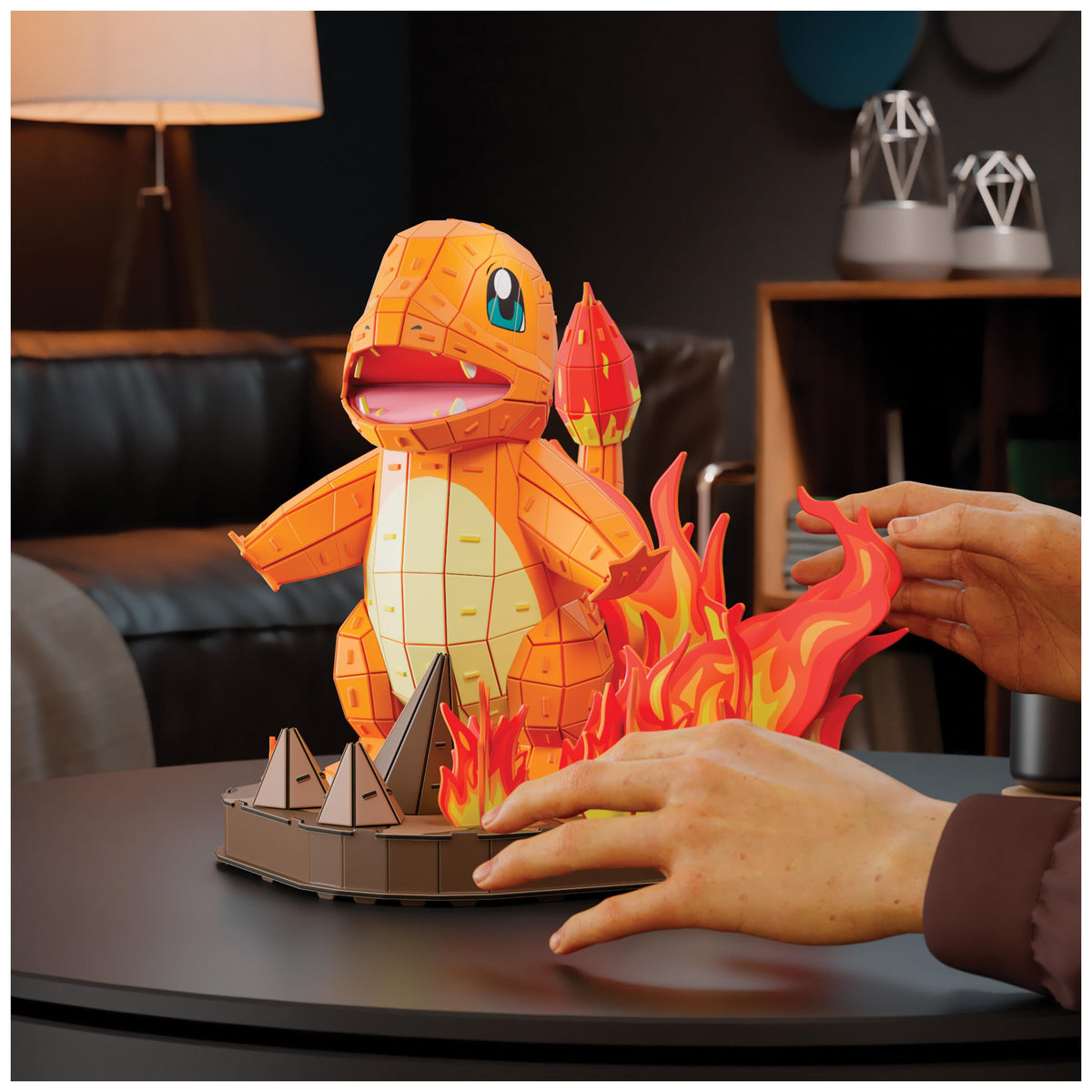 4D Build Pokémon Charmander 3D Puzzle Model Kit, Desk Décor, Shelf Display 🍁 All In One Marketplace Canada - PTC Collectibles