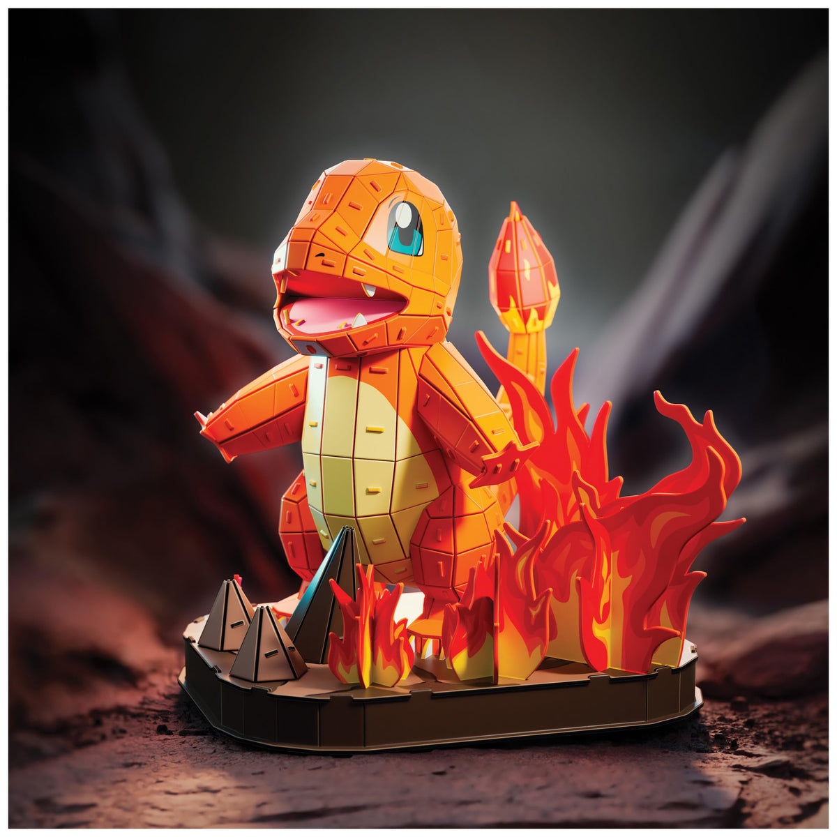 4D Build Pokémon Charmander 3D Puzzle Model Kit, Desk Décor, Shelf Display 🍁 All In One Marketplace Canada - PTC Collectibles