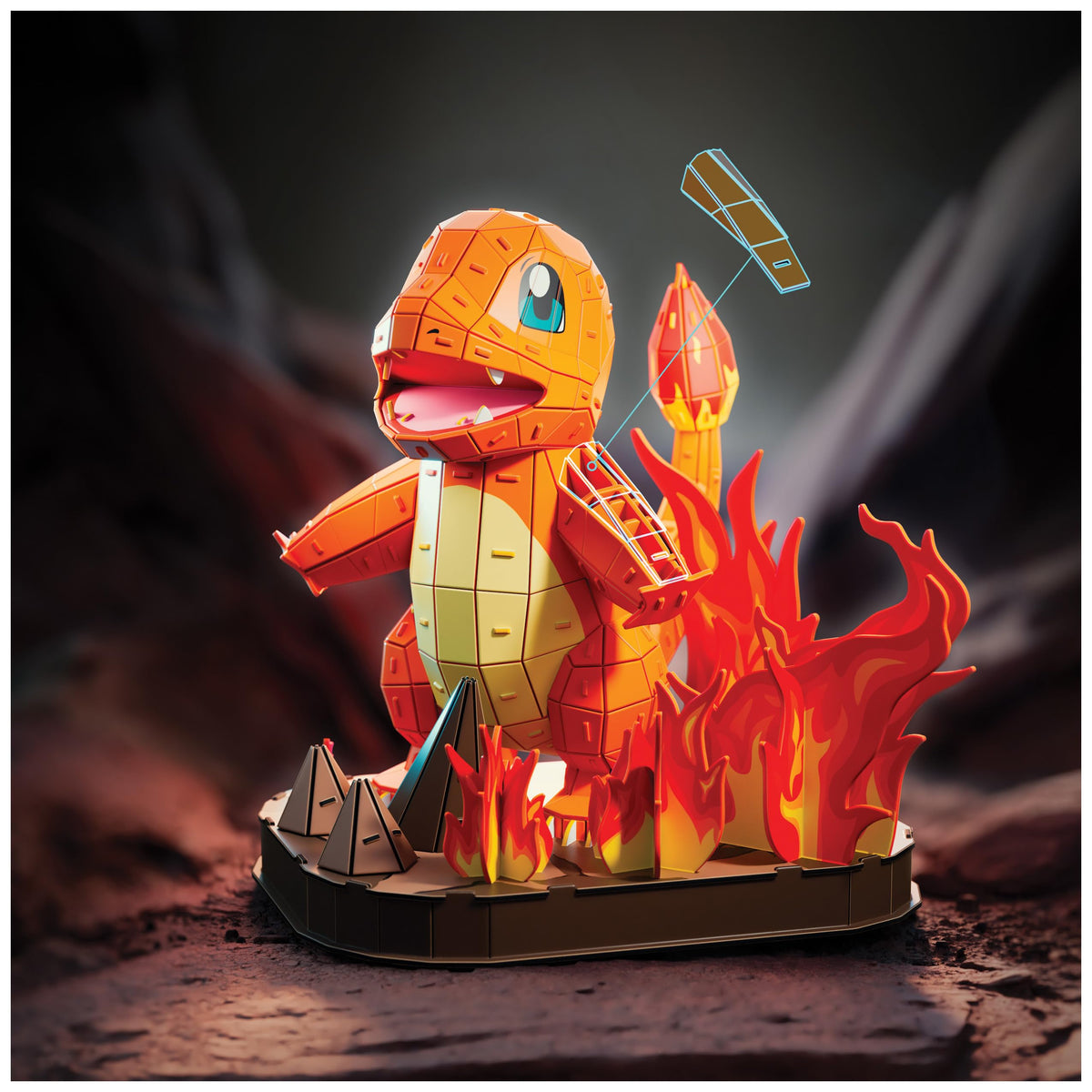 4D Build Pokémon Charmander 3D Puzzle Model Kit, Desk Décor, Shelf Display 🍁 All In One Marketplace Canada - PTC Collectibles