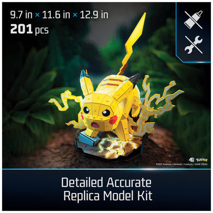 4D Build Pokémon Pikachu 3D Puzzle Model Kit, Desk Décor, Shelf Display 🍁 All In One Marketplace Canada - PTC Collectibles
