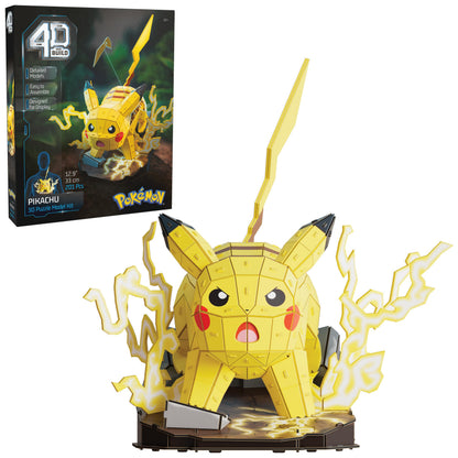 4D Build Pokémon Pikachu 3D Puzzle Model Kit, Desk Décor, Shelf Display 🍁 All In One Marketplace Canada - PTC Collectibles