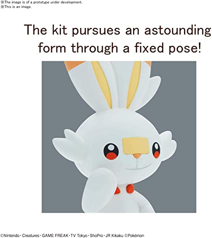 Pokemon scorbunny 05 Quick Model Kit