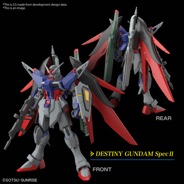 HG 1/144  Destiny Gundam Spec 2 & Zeus Silhouette Plastic Model Kit