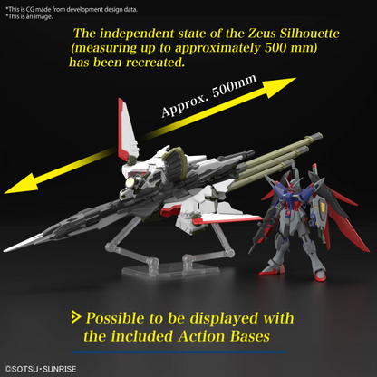 HG 1/144  Destiny Gundam Spec 2 & Zeus Silhouette Plastic Model Kit