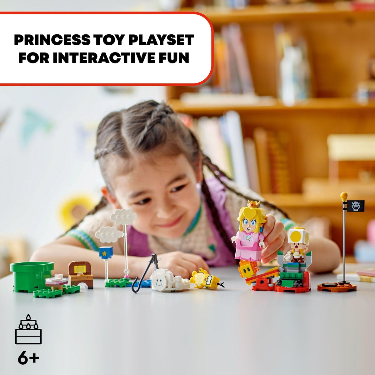 LEGO Super Mario Adventures with Interactive Peach Princess Toy, Super Mario Playset for Kids, Yellow Toad Figure, Nintendo Toy Gift for Girls, Boys and Any Gamers Ages 6 and Up, 71441 🍁 All In One Marketplace Canada