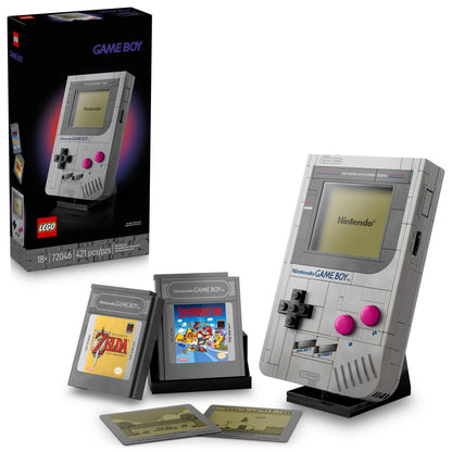 LEGO Super Mario Game Boy - Retro Building Sets for Adults, Ages 18+ - Gifts for Birthdays - Collectible Model with Game Paks and Display Stand - 72046 🍁 All In One Marketplace Canada