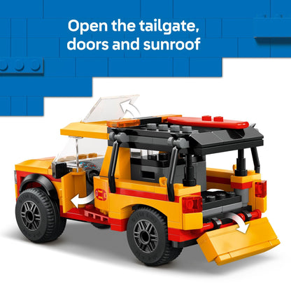 LEGO City Lifeguard Beach Rescue Truck Toy - Building Toy for Kids, Boys and Girls, Ages 6+ - Includes 2 Minifigures, Shark Toy - Gift for Beach-Loving Kids - 60453 🍁 All In One Marketplace Canada