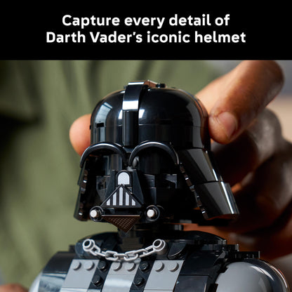 LEGO Star Wars Darth Vader Bust - Collectible Building Set for Adults, Ages 18+ - Star Wars Gift for Men & Women - with Darth Vader Minifigure - Bedroom or Shelf Decor - 75439 🍁 All In One Marketplace Canada