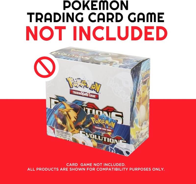 Pokemon Booster Box w/ Sliding Lid Anti-UV - EVORETRO Acrylic Protector 4.0MM
