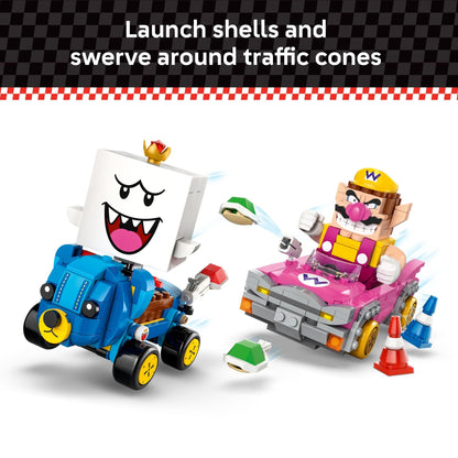 LEGO Super Mario: Mario Kart – Wario & King Boo Building Toy for Kids - Buildable Car Toys W/Drifting Action for Boys & Girls, Ages 8+ - Pretend Play Gift Idea for Birthdays & Any Gaming Fans - 72038 🍁 All In One Marketplace Canada