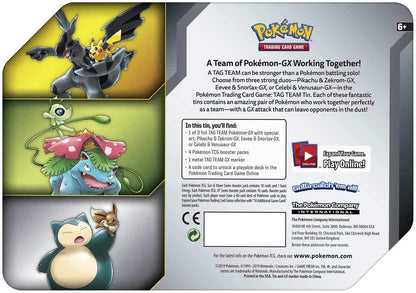 Pokémon TCG - Sun & Moon - Tag Team Tin (Pikachu & Zekrom GX)