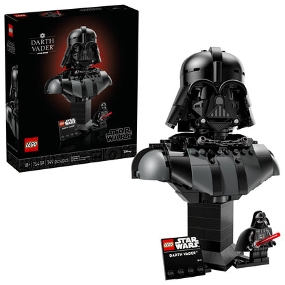 LEGO Star Wars Darth Vader Bust - Collectible Building Set for Adults, Ages 18+ - Star Wars Gift for Men & Women - with Darth Vader Minifigure - Bedroom or Shelf Decor - 75439 🍁 All In One Marketplace Canada