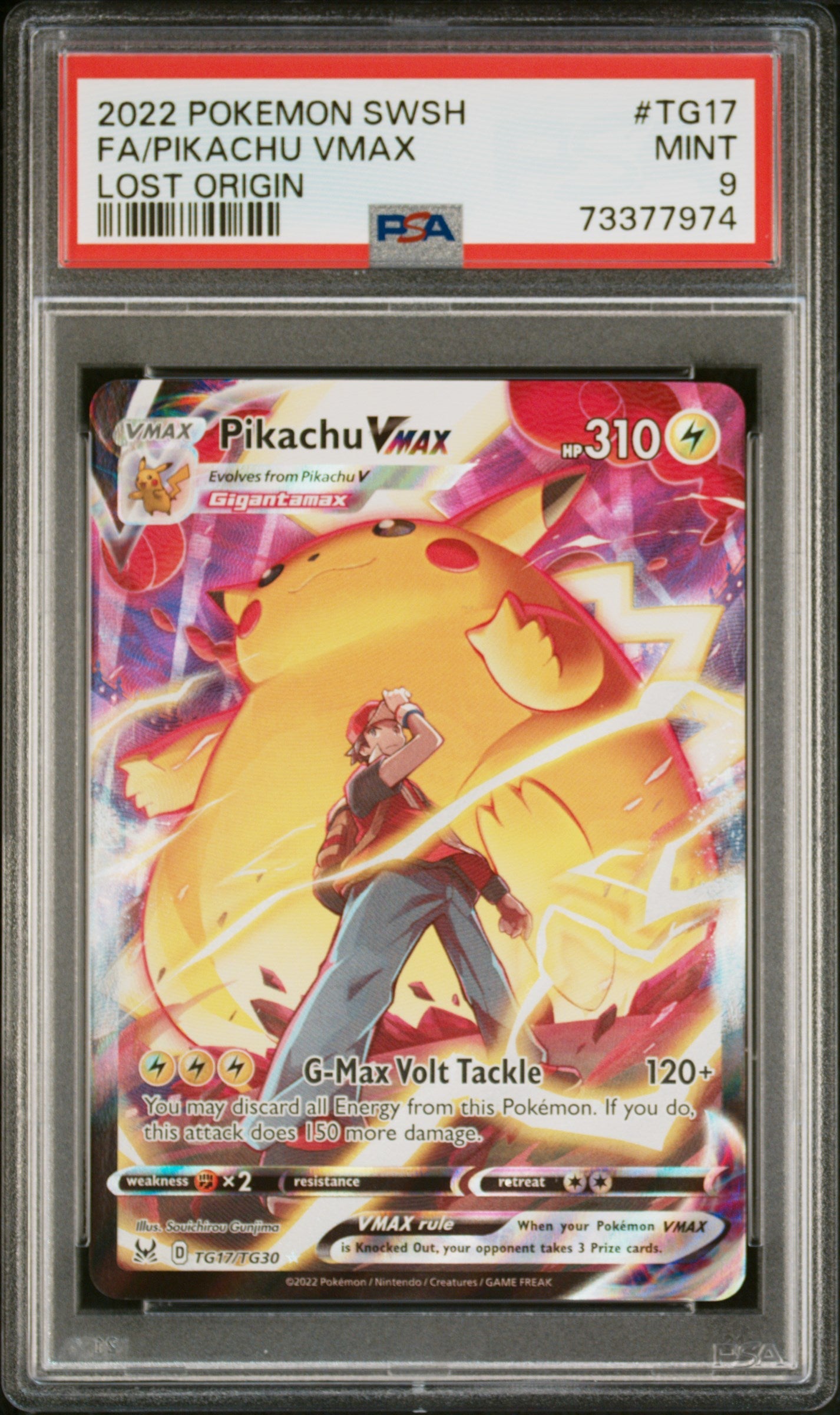 Pikachu VMAX TG17/TG30 PSA 9 - Lost Origin