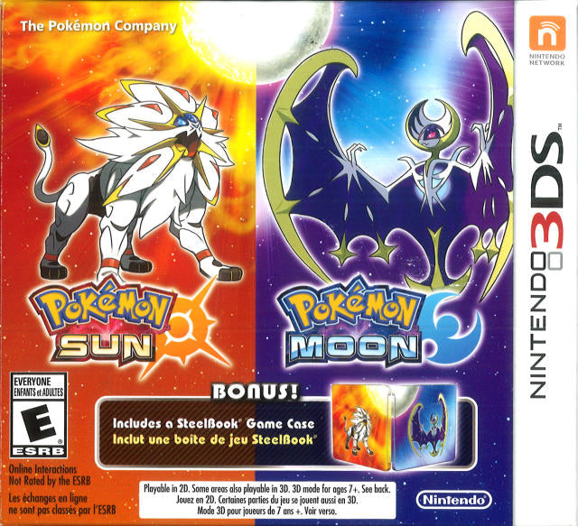 Pokémon Moon & Sun Dual pack Steel Limited Edition