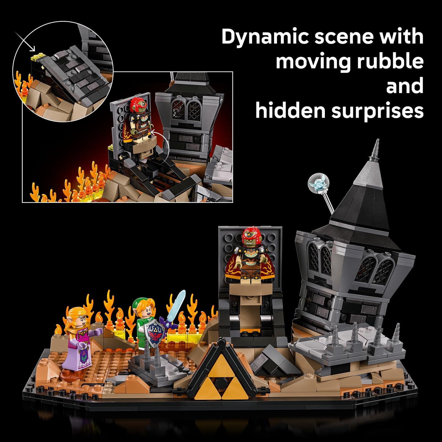 LEGO The Legend of Zelda: Ocarina of Time – The Final Battle - Building Set for Adults, Ages 18+ - Nintendo Collectible with Link & Zelda Minifigures - Bedroom or Game Room Decor - 77093 🍁 All In One Marketplace Canada