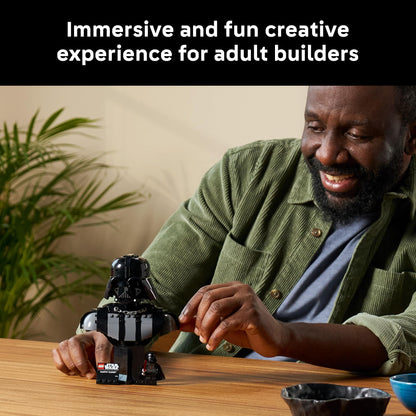 LEGO Star Wars Darth Vader Bust - Collectible Building Set for Adults, Ages 18+ - Star Wars Gift for Men & Women - with Darth Vader Minifigure - Bedroom or Shelf Decor - 75439 🍁 All In One Marketplace Canada