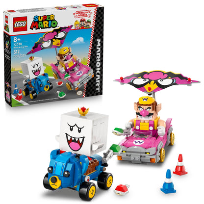 LEGO Super Mario: Mario Kart – Wario & King Boo Building Toy for Kids - Buildable Car Toys W/Drifting Action for Boys & Girls, Ages 8+ - Pretend Play Gift Idea for Birthdays & Any Gaming Fans - 72038 🍁 All In One Marketplace Canada