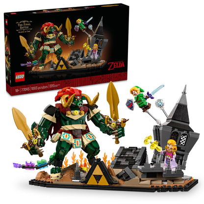 LEGO The Legend of Zelda: Ocarina of Time – The Final Battle - Building Set for Adults, Ages 18+ - Nintendo Collectible with Link & Zelda Minifigures - Bedroom or Game Room Decor - 77093 🍁 All In One Marketplace Canada