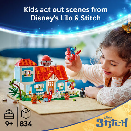 LEGO Disney Lilo and Stitch Beach House Toy - Building Playset for Kids, Girls and Boys, Ages 9+ - Includes 5 Minifigures - Disney Gift Idea for Fans of Lilo & Stitch Movie - 43268 🍁 All In One Marketplace Canada