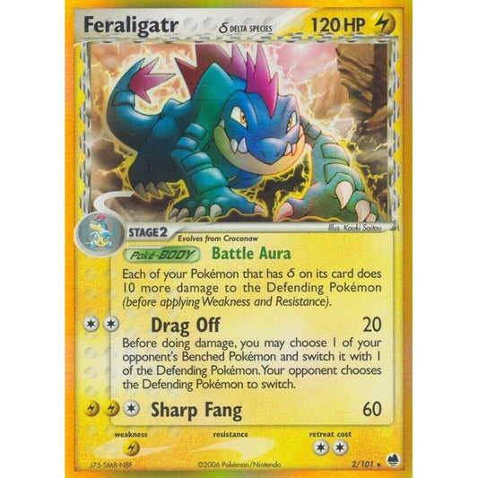 Feraligatr (Delta Species) (2/101) (DF) - Premier Trading Cards