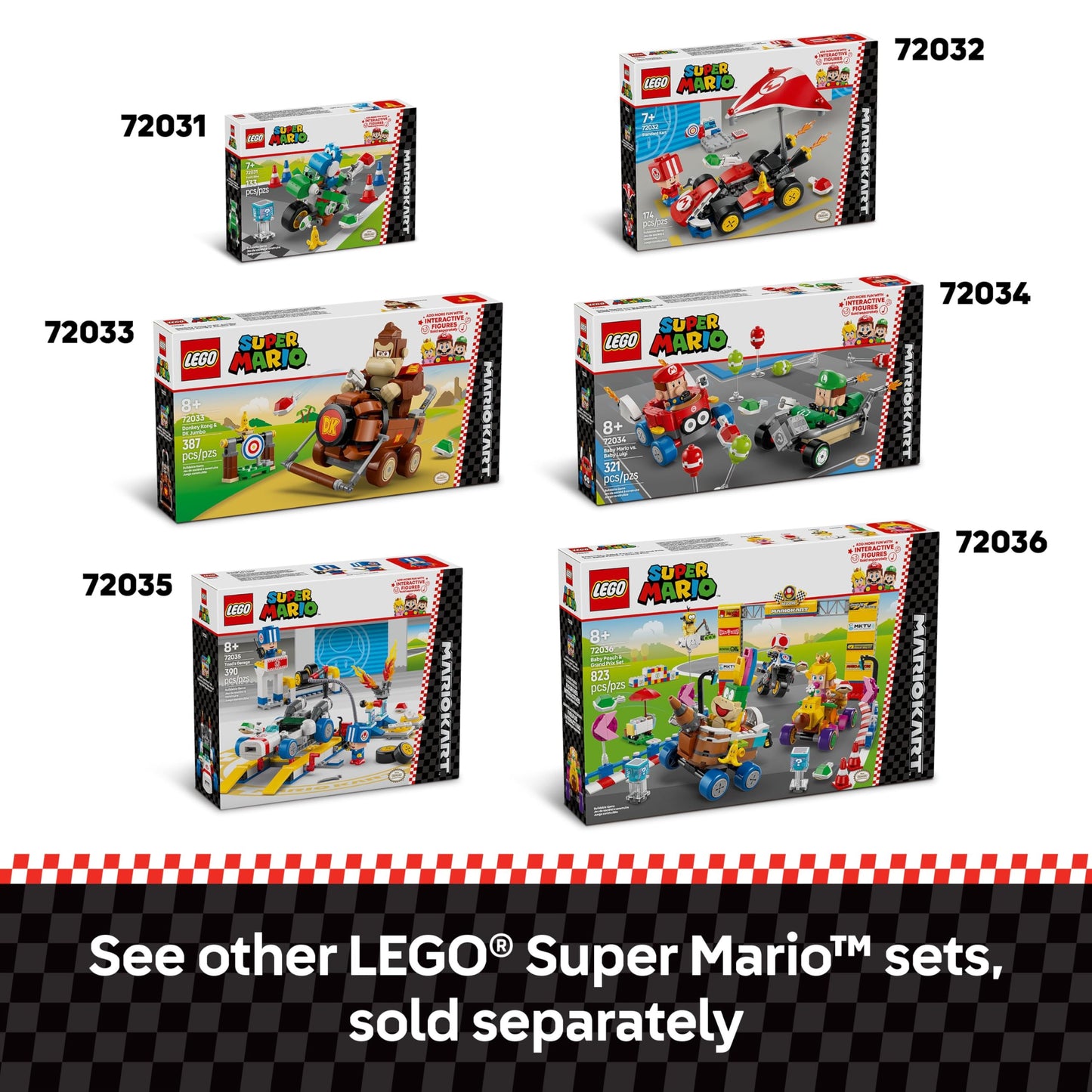 LEGO Super Mario: Mario Kart Standard Kit - Collectible Toy Building Set for Kids, Boys and Girls, Ages 7+ - Nintendo Mario Kart Toy for Fans - Gift Idea for Birthdays - 72032 🍁 All In One Marketplace Canada
