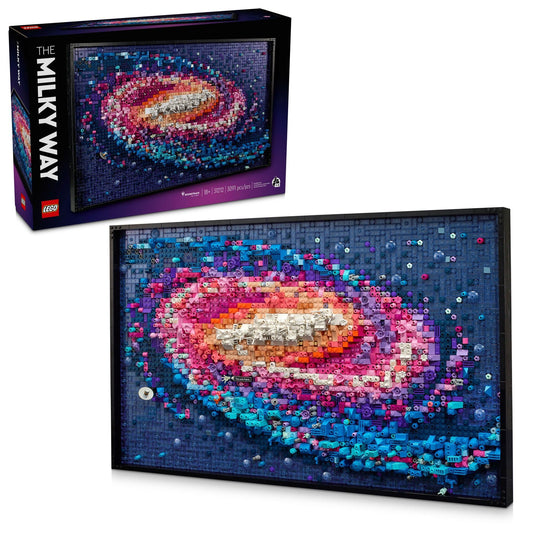 LEGO Art The Milky Way Galaxy Wall Art Décor, Space and Astronomy Gift, Building Set for Adults, Creative Activity for Art and Design Lovers, Home Décor Ideas for Living Room, 31212 🍁 All In One Marketplace Canada
