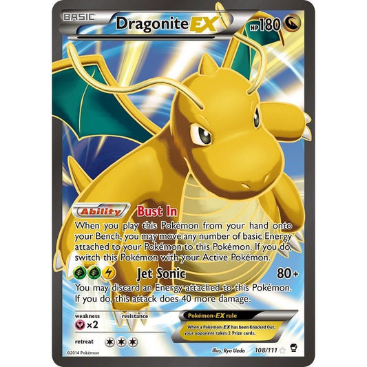 Dragonite EX (108 Full Art) (108/111) (FFI) - Premier Trading Cards