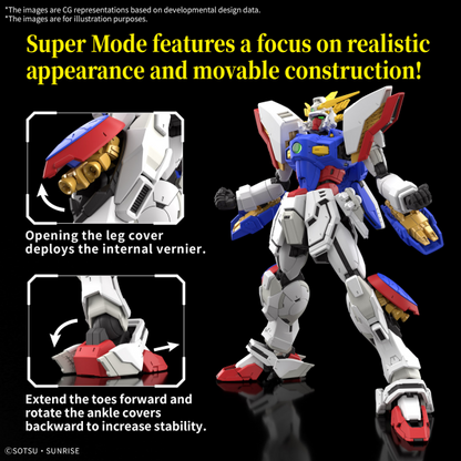 Rg 1/144 Shining Gundam Plastic Model Kit