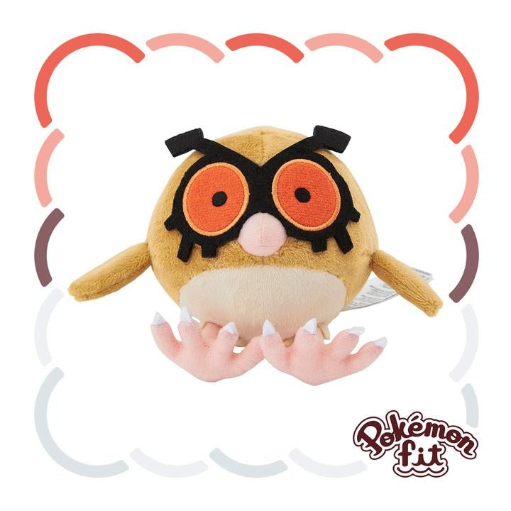 Pokémon Plush - Pokemon Fit - Hoothoot (No.163)