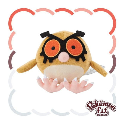 Pokémon Plush - Pokemon Fit - Hoothoot (No.163)