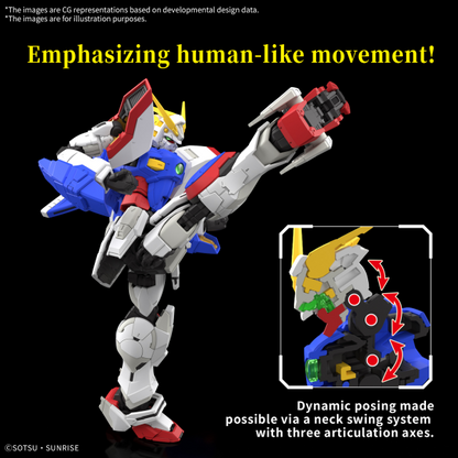 Rg 1/144 Shining Gundam Plastic Model Kit