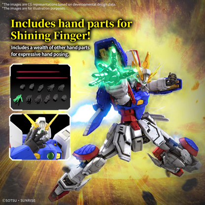 Rg 1/144 Shining Gundam Plastic Model Kit