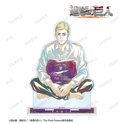 Attack on Titan Anime Merch - New Illustration Erwin Relax ver. Big Acrylic Stand
