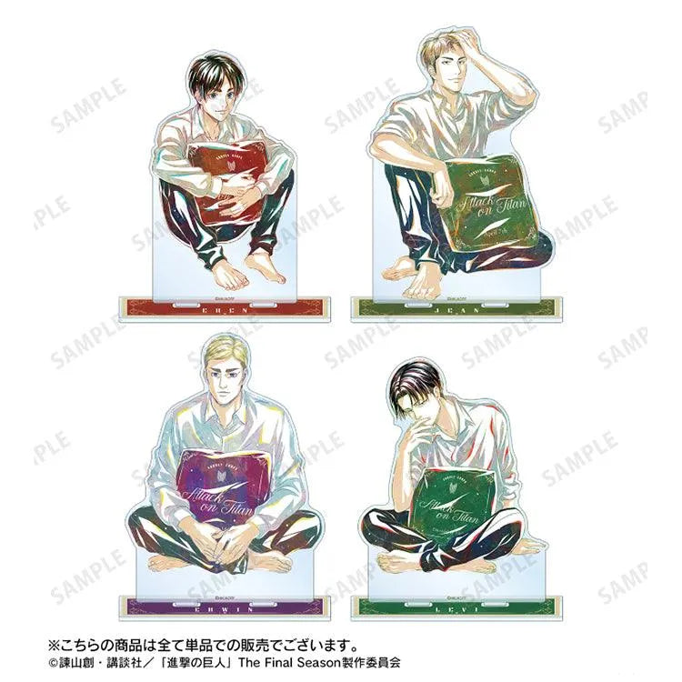 Attack on Titan Anime Merch - New Illustration Erwin Relax ver. Big Acrylic Stand