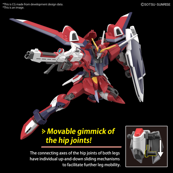 HG 1/144 Immortal Justice Gundam Plastic Model Kit