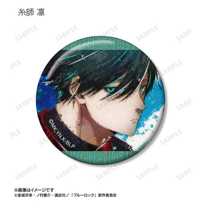 Blue Lock Anime Merch - Trading grunge CANVAS Tin Badge