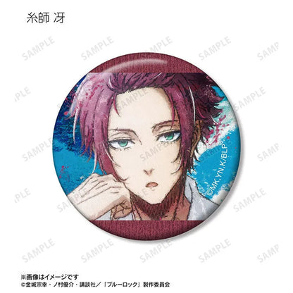 Blue Lock Anime Merch - Trading grunge CANVAS Tin Badge