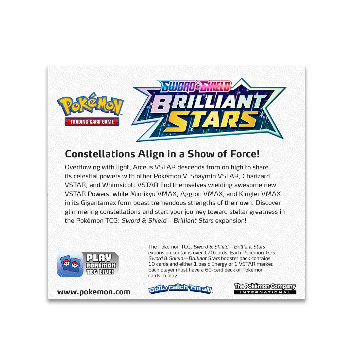 Pokémon TCG - Sword & Shield - Brilliant Stars - Booster Box