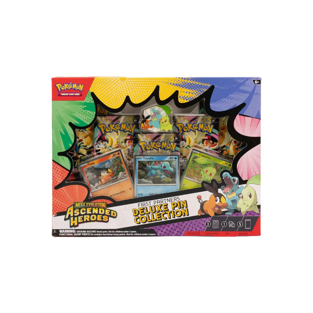 Pokémon TCG: ME2.5 Ascended Heroes First Partners Deluxe Pin Collection - Premier Trading Cards