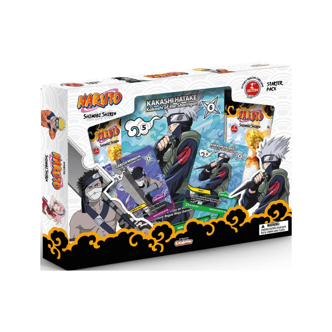 Naruto Mythos TCG: Set 2 Shinobi Shiren, 1st Edition Kakashi vs Zabuza Starter Pack (PRE-ORDER)